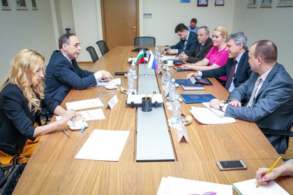 Встреча посла Бойко Коцева с заместителем Министра связи и массовых коммуникаций РФ Рашидом Исмаиловым